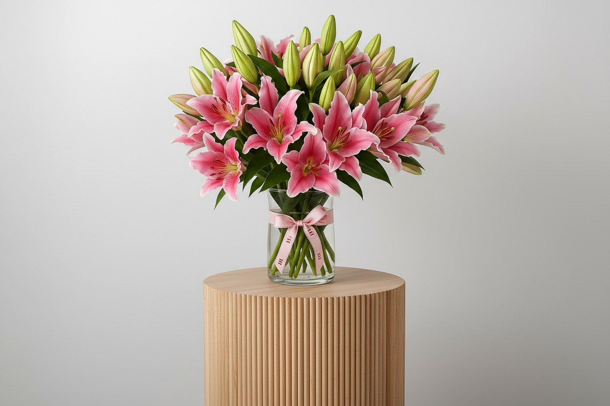 Enhanced Stargazer Lily Bouquet
