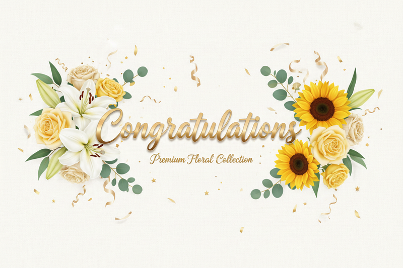 Congratulations Flower Collection