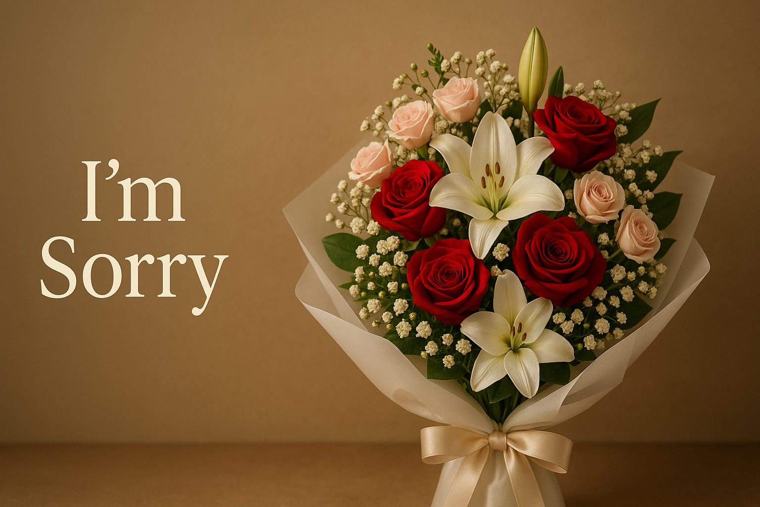I am Sorry Flowers