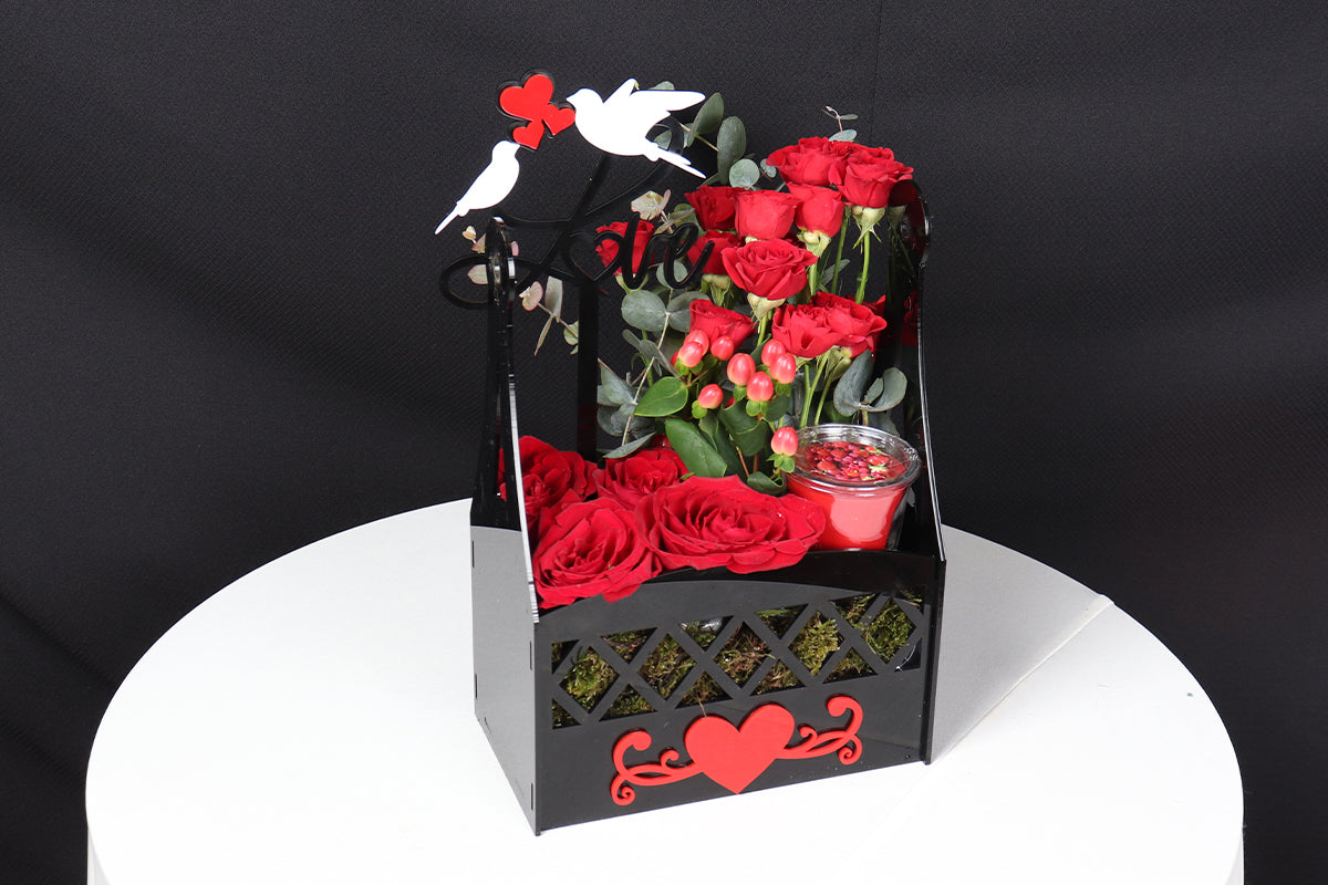 Acrylic Bag With Candle