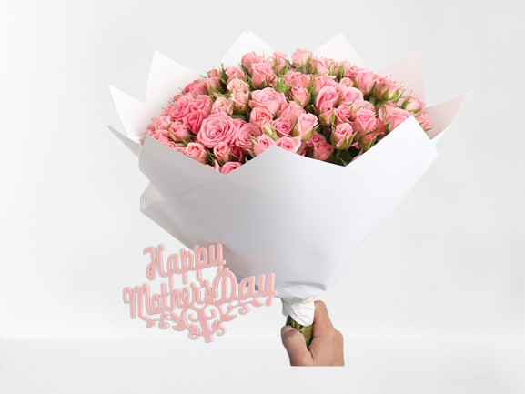 Mother Day Bouquet Pink 30 Pcs — same-day flower delivery in Kuwait