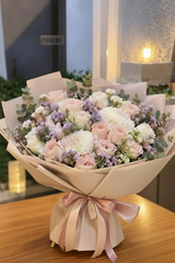 Romantic Pink Mix Flowers — توصيل زهور في نفس اليوم في الكويت