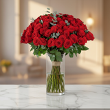 100 Red Roses Vase Variation 3