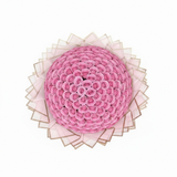 200 Pink Roses Luxury Bouquet - Overhead View Kuwait
