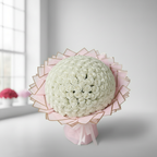200 White Roses Angled View - Luxury Bouquet Kuwait