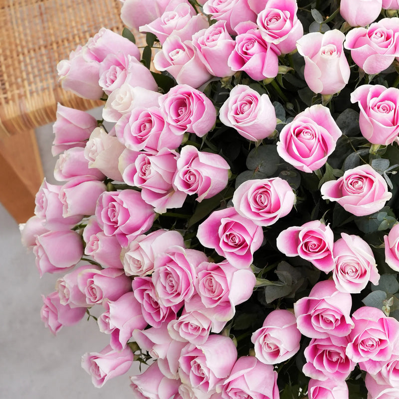Creative  Roses in Vase Arrangement — same-day flower delivery in Kuwait