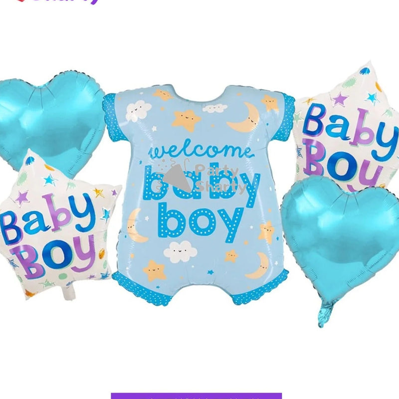 Welcome Baby Boy Balloon — توصيل زهور في نفس اليوم في الكويت