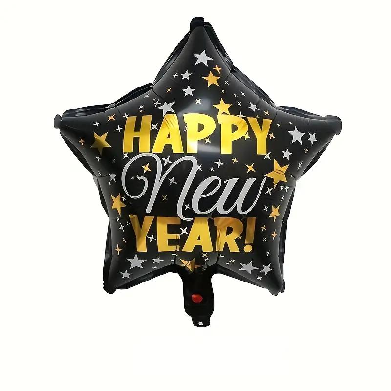 New Year Balloon Star