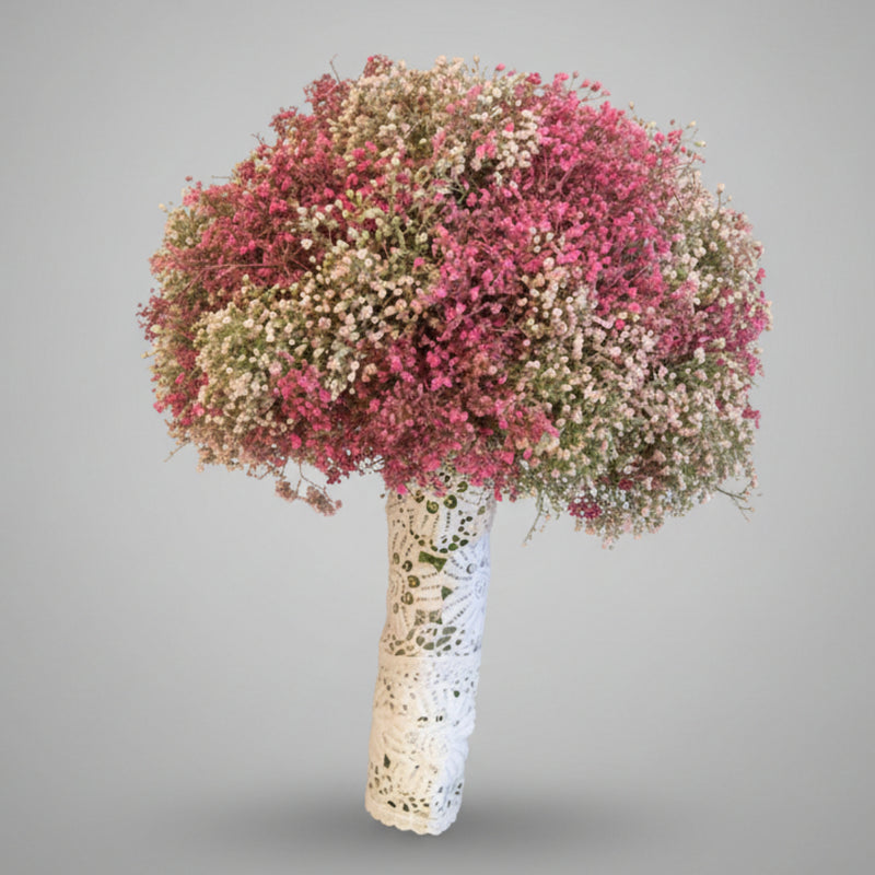 Bridal Bouquet - Delicate Gypsophila (Baby's Breath) — same-day flower delivery in Kuwait