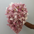 Bridal Bouquet - Pink Cymbidium Orchids