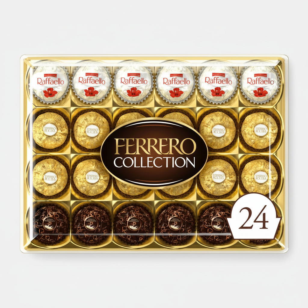 Ferrero Rocher chocolate box with 24 pieces