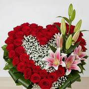 Luxury Heart Shaped Roses
