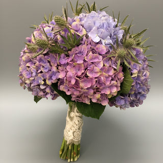 Hydrangea Bridal Bouquet - Elegant Mixed Flowers