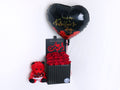 Black Box Red Roses valentine balloon