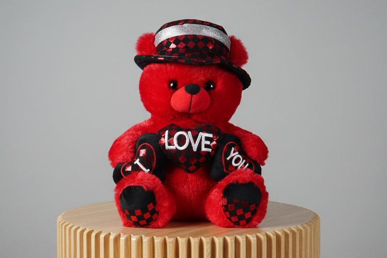 Teddy Bear - Medium (30 x 25 cm) - Premium Fresh Flowers & Gifts Delivery in Kuwait
