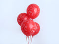 Red love balloon helium 5 pcs