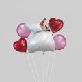 Love You Heart Balloon up to 8 hours