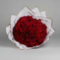 Luxury 50 Red Roses Bouquet