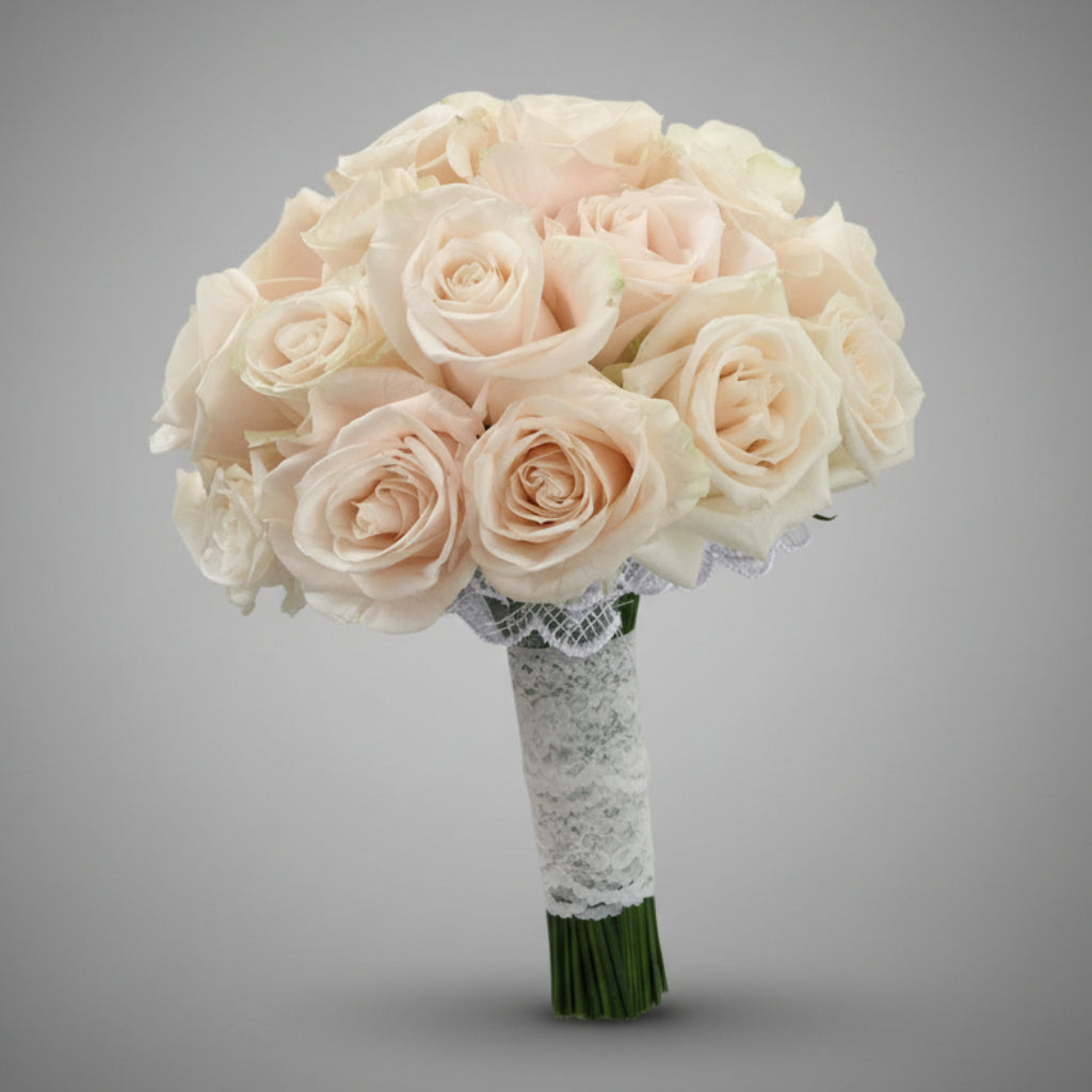 Luxury Bridal Bouquet - Premium Roses