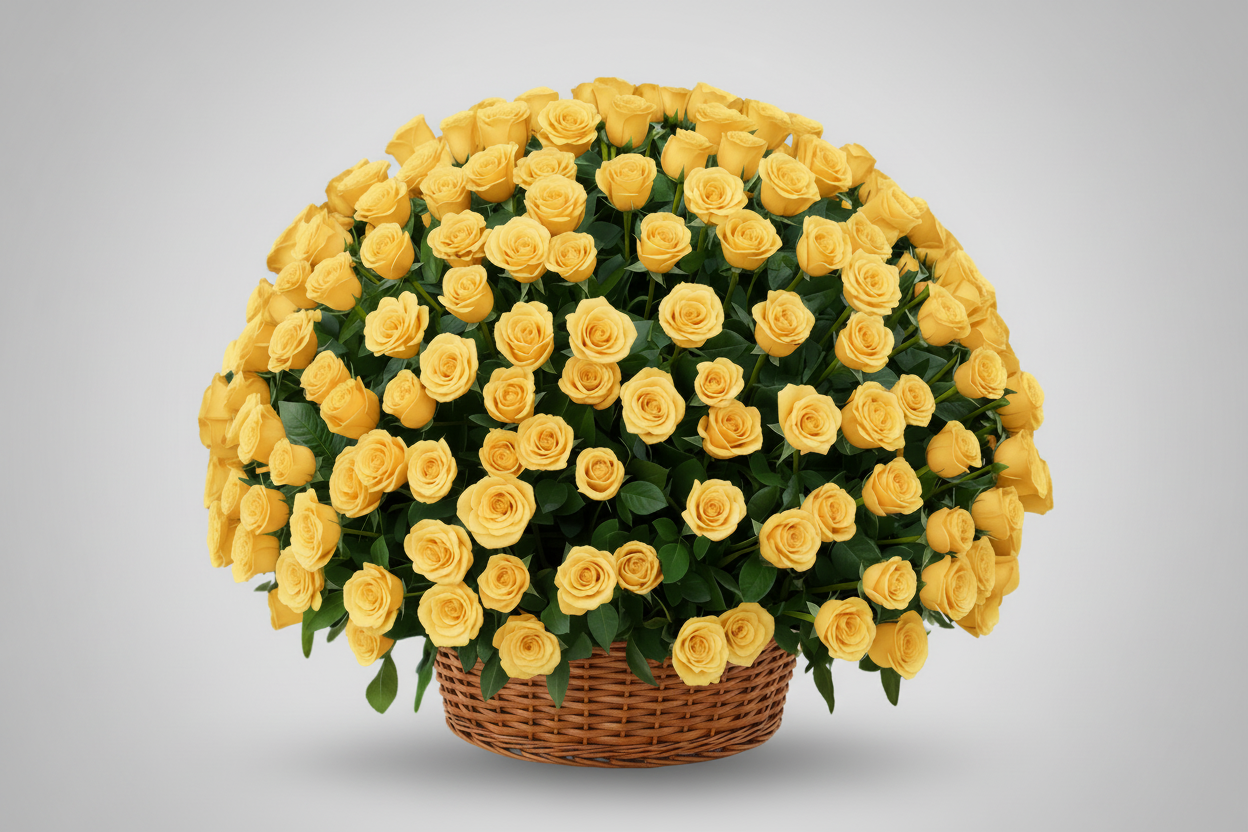 Grand Yellow Roses