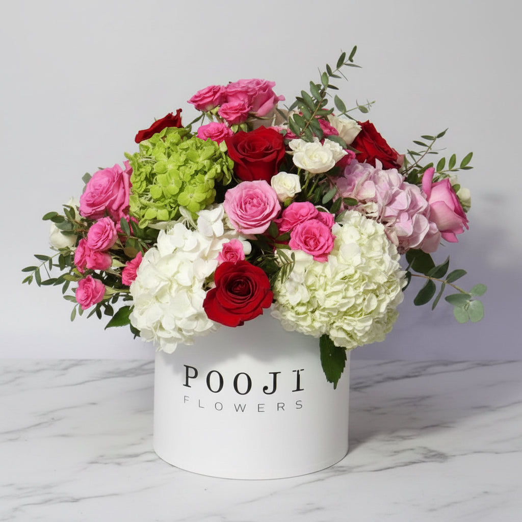 Mixed Flowers in Luxury Flower Box