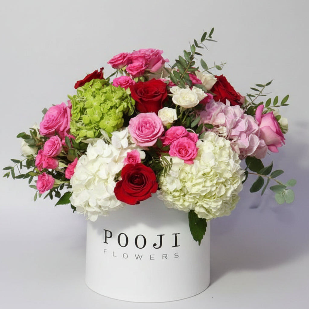 Mixed Flowers in Luxury Flower Box