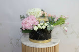 Mixed Flowers in Marble Flower Box — same-day flower delivery in Kuwait