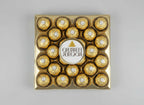 Pack of Ferrero Rocher chocolates in clear packaging