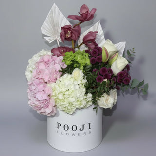 Pink & Dark Pink Luxury Flower Box