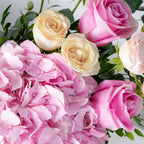 Pink Floral Flower Box Closeup