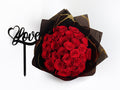 Valentine Red Roses Hand Bouquet