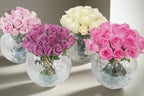 Luxury Rose Bowl Collection – Pink, Purple & White