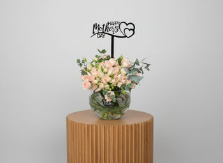 Peach Baby Roses Bowl
