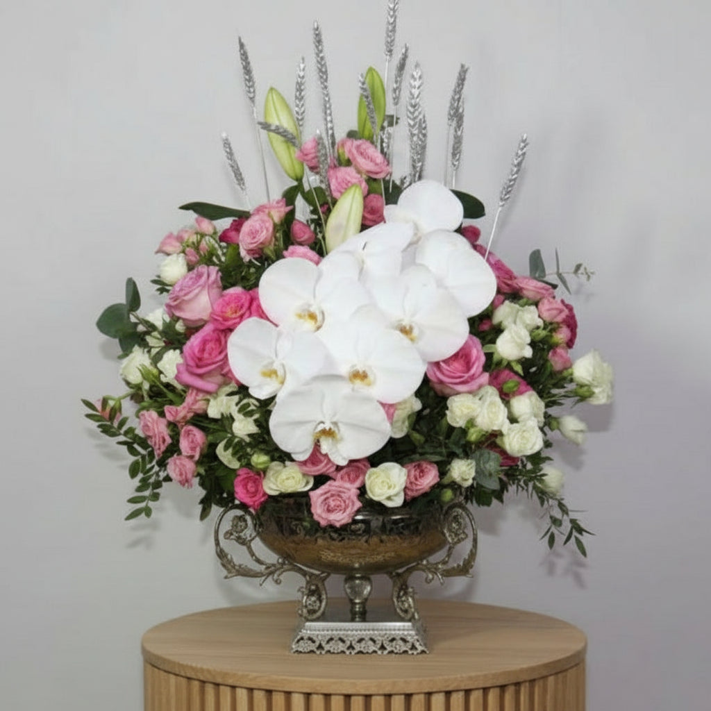 White Orchid with Mix Flowers