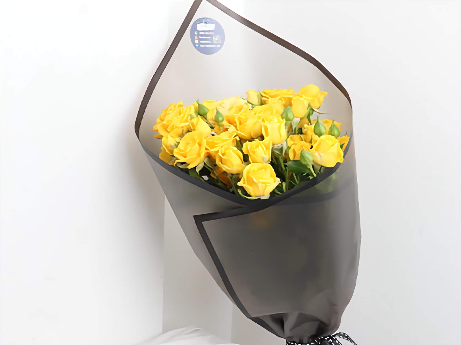 Yellow Baby Roses Hand Bouquet