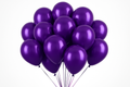 Deep purple balloon bunch - exact color
