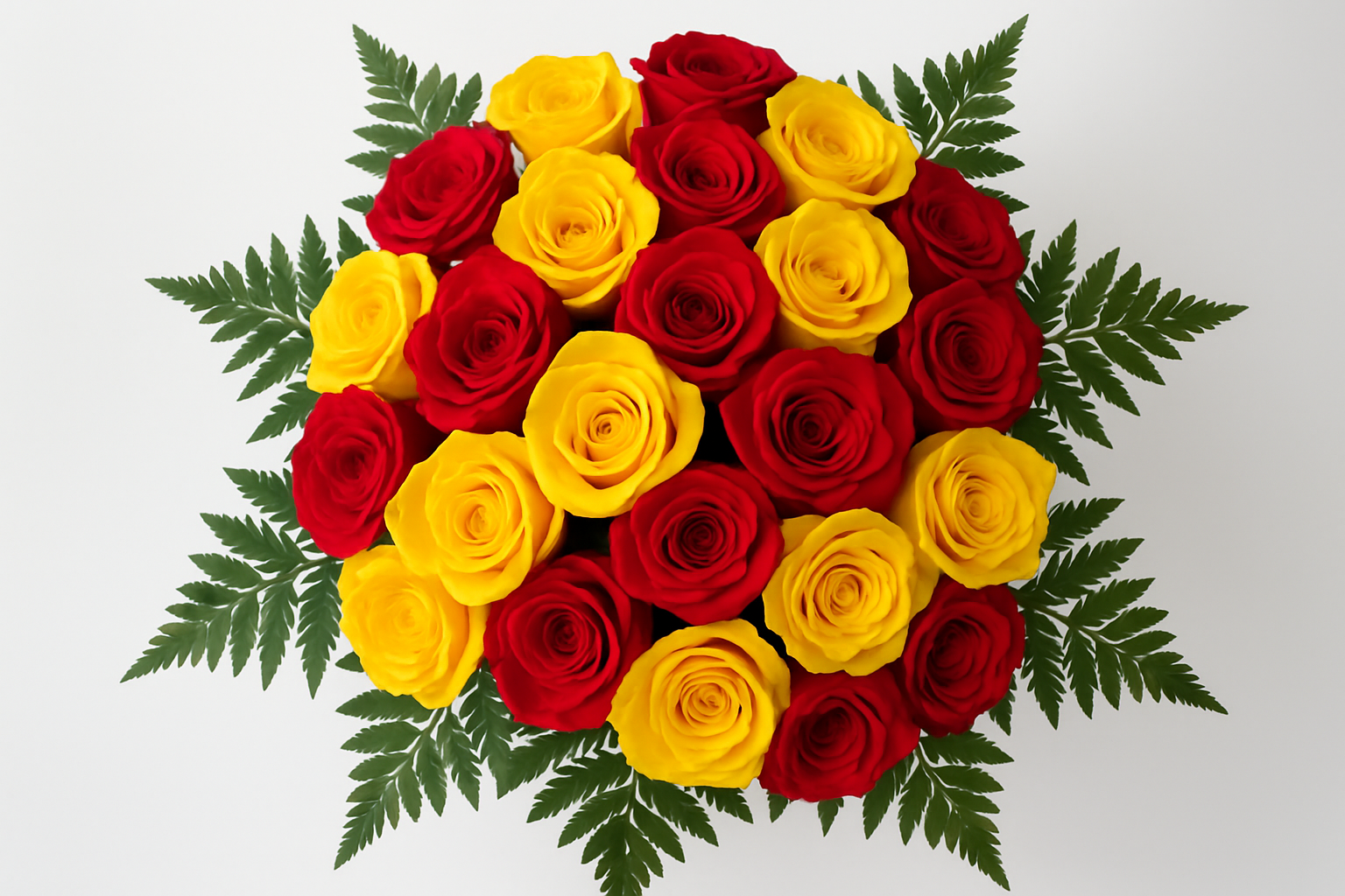 Enhanced bouquet - top view