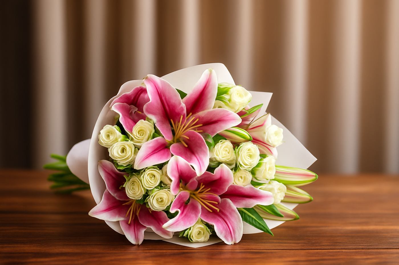 Enhanced flower bouquet