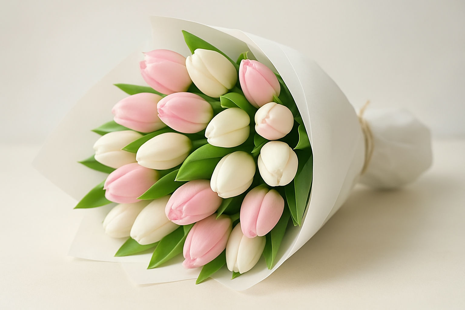 Enhanced tulip bouquet