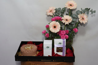 Cakes with flowers try