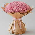 Grand Bouquet of 100 Pink Roses