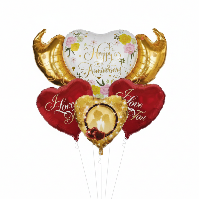 Happy Anniversary Balloon Set