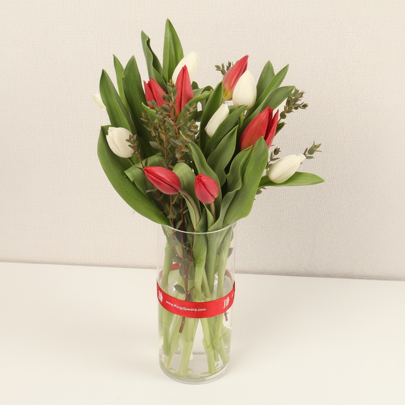 Improved main tulip arrangement image