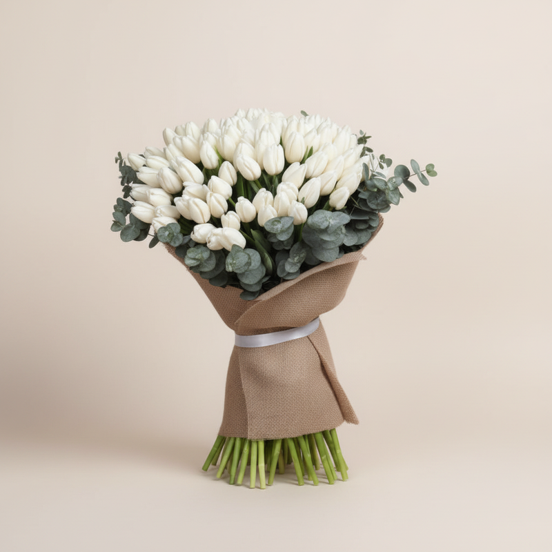 Improved white tulips main image