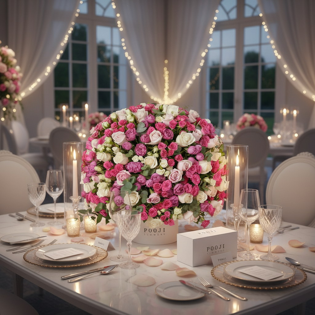 Mixed Roses Dome Wedding Lifestyle