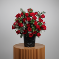 Red Roses Arrangement Flowers