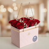 Pink Bag Red Roses Variation 2