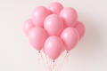 Pink balloons in exact color