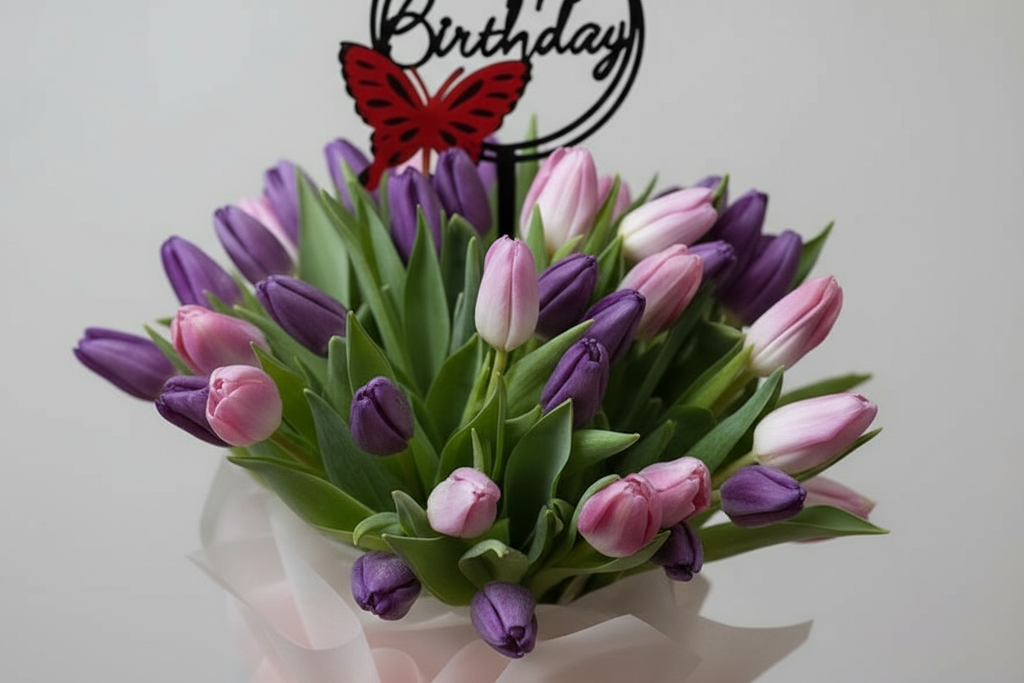 Premium Classic Tulips Close-Up