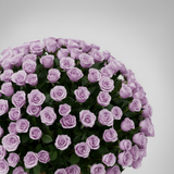 Purple Roses Basket — Detail